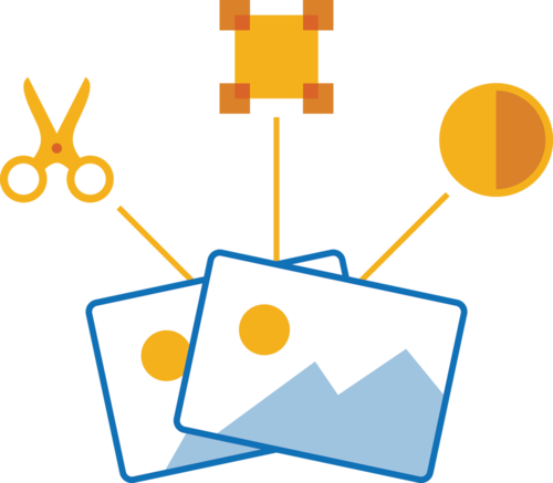 Resizing and cropping images