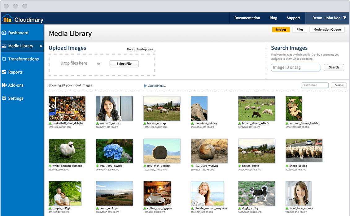 Online media management