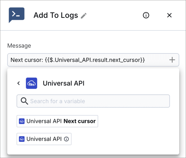 Accessing custom variables in subsequent blocks