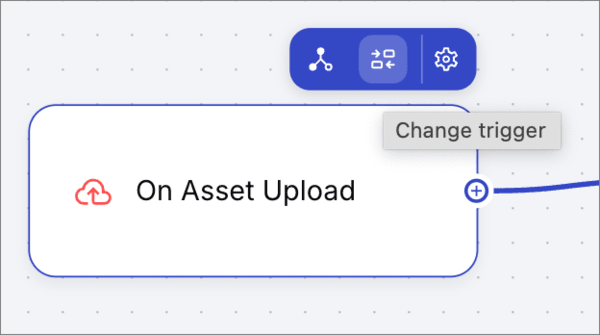 Trigger block options on hover