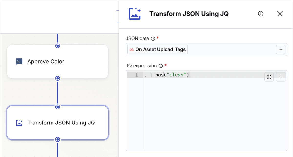 Transform JSON Using JQ configuration