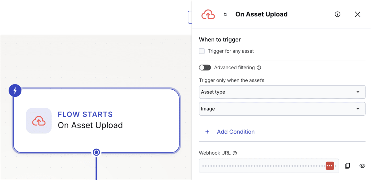 On Asset Upload