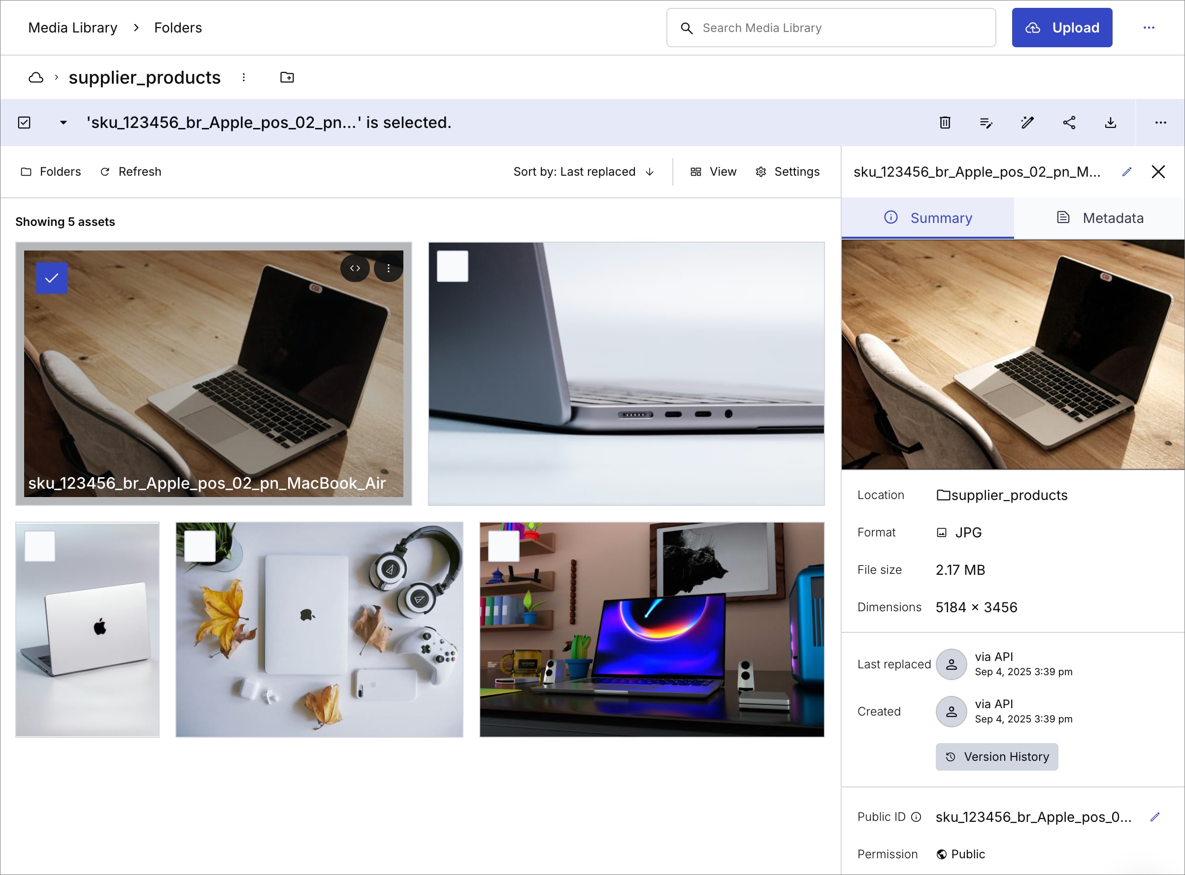 Upload Images from CSV File | Documentation