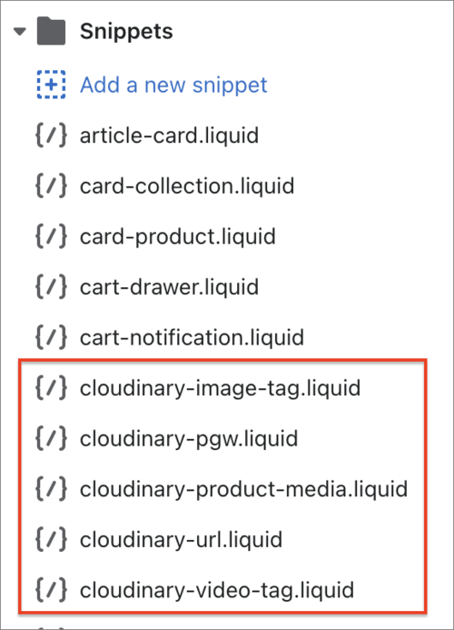 Cloudinary liquid snippets