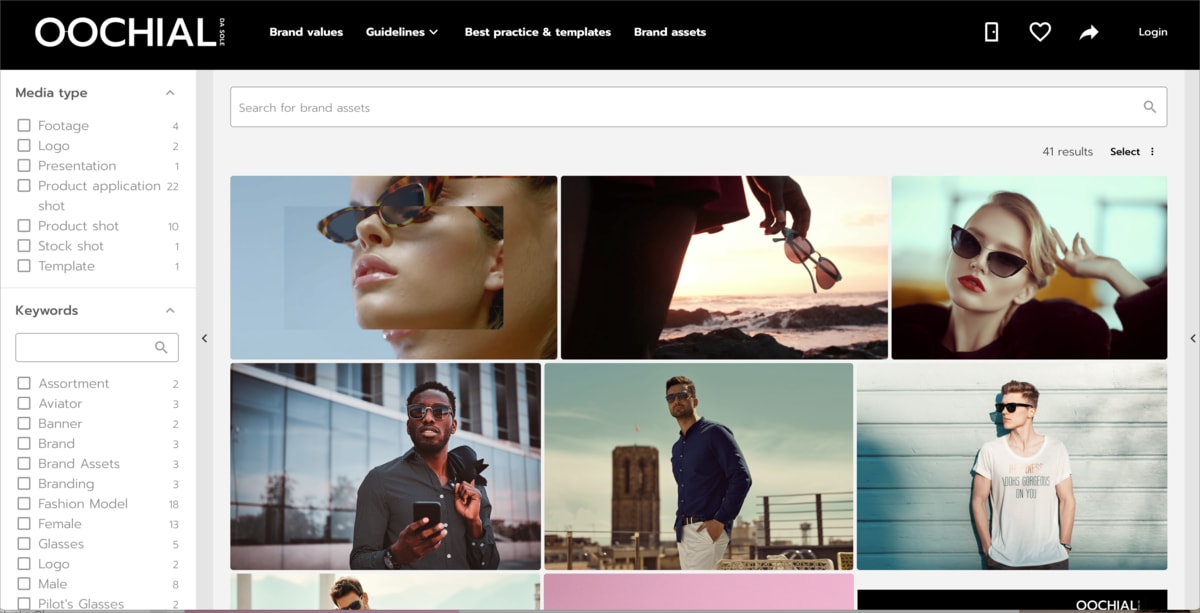 Example search portal