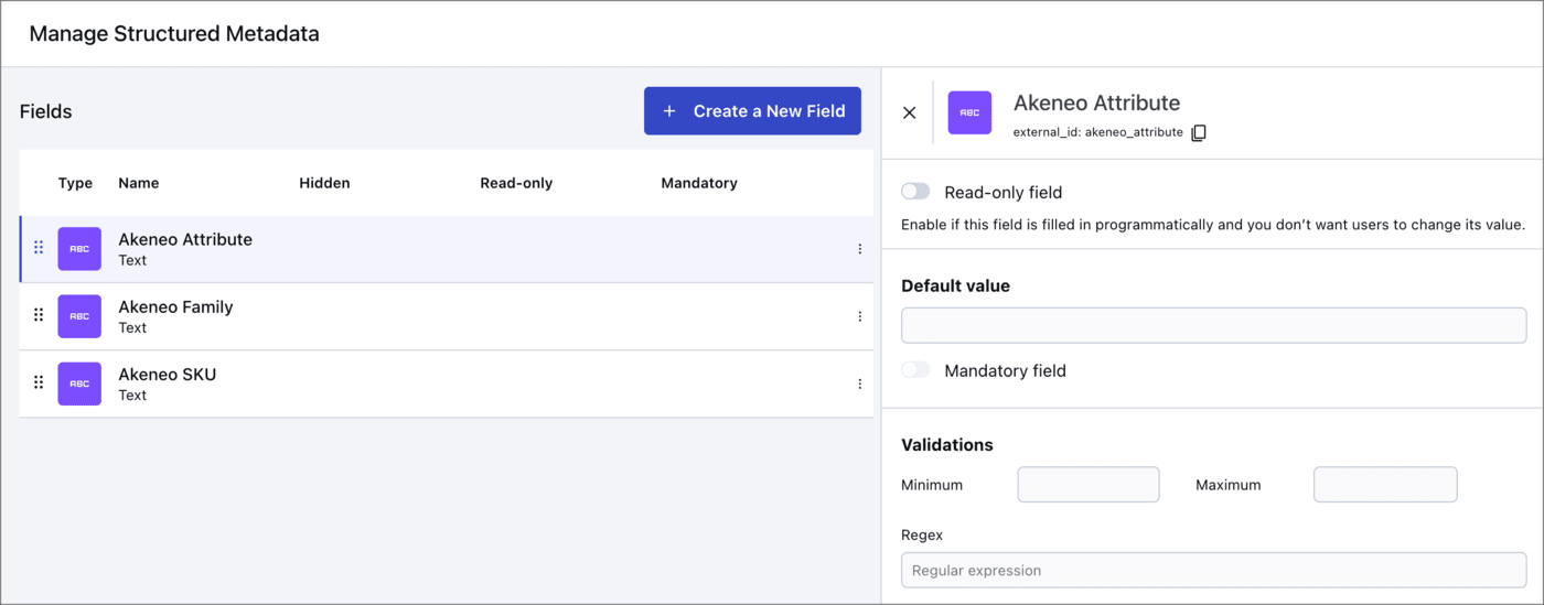 Metadata for Akeneo sync from Assets Metadata for Akeneo sync from Assets