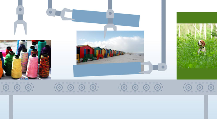 Auto padding images with content-aware color padding