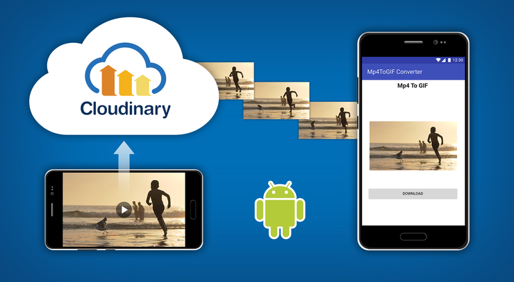 Convert Android Video to GIF with Cloudinary