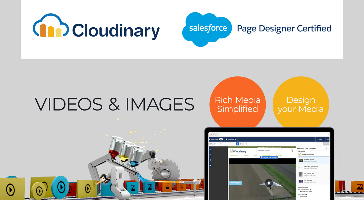 Cloudinary Integration With Salesforce B2C Commerce Page Designer