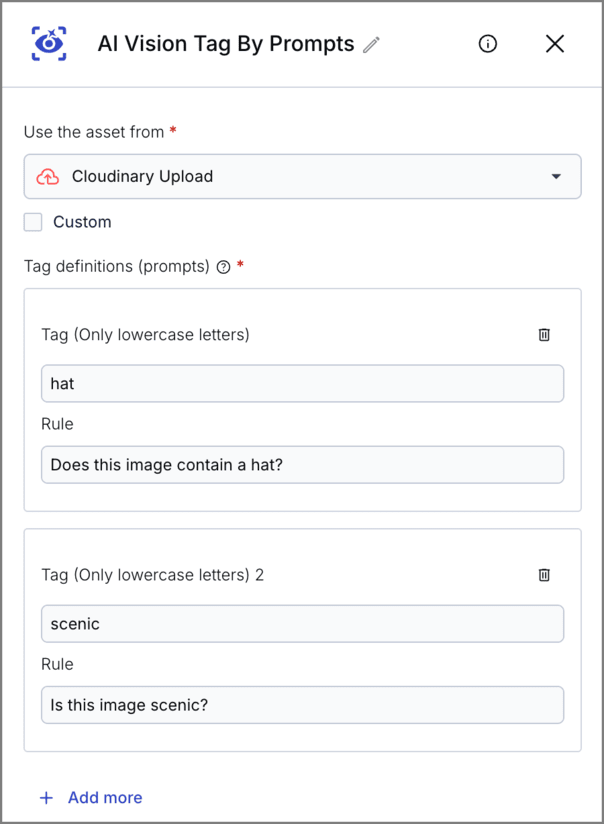 AI Vision Tag By Prompts