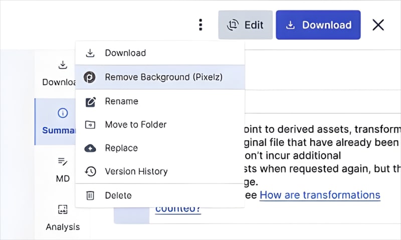 Easier access to the Pexels add-on