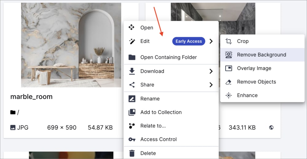 Open a single image in Studio