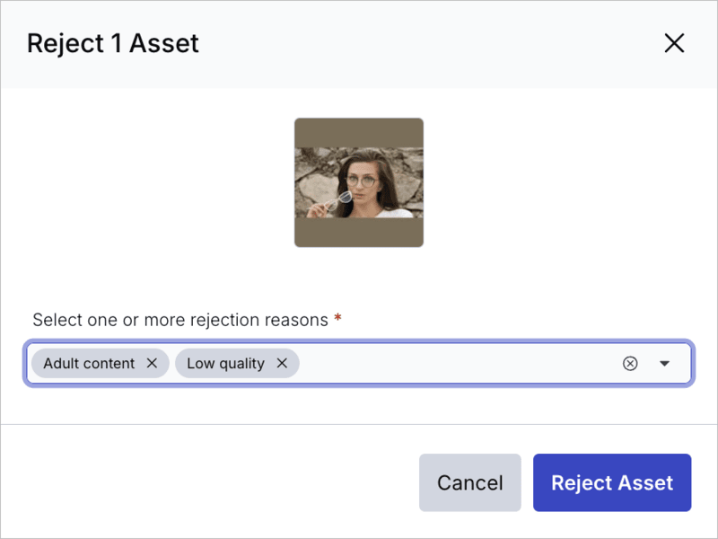 Rejection reason