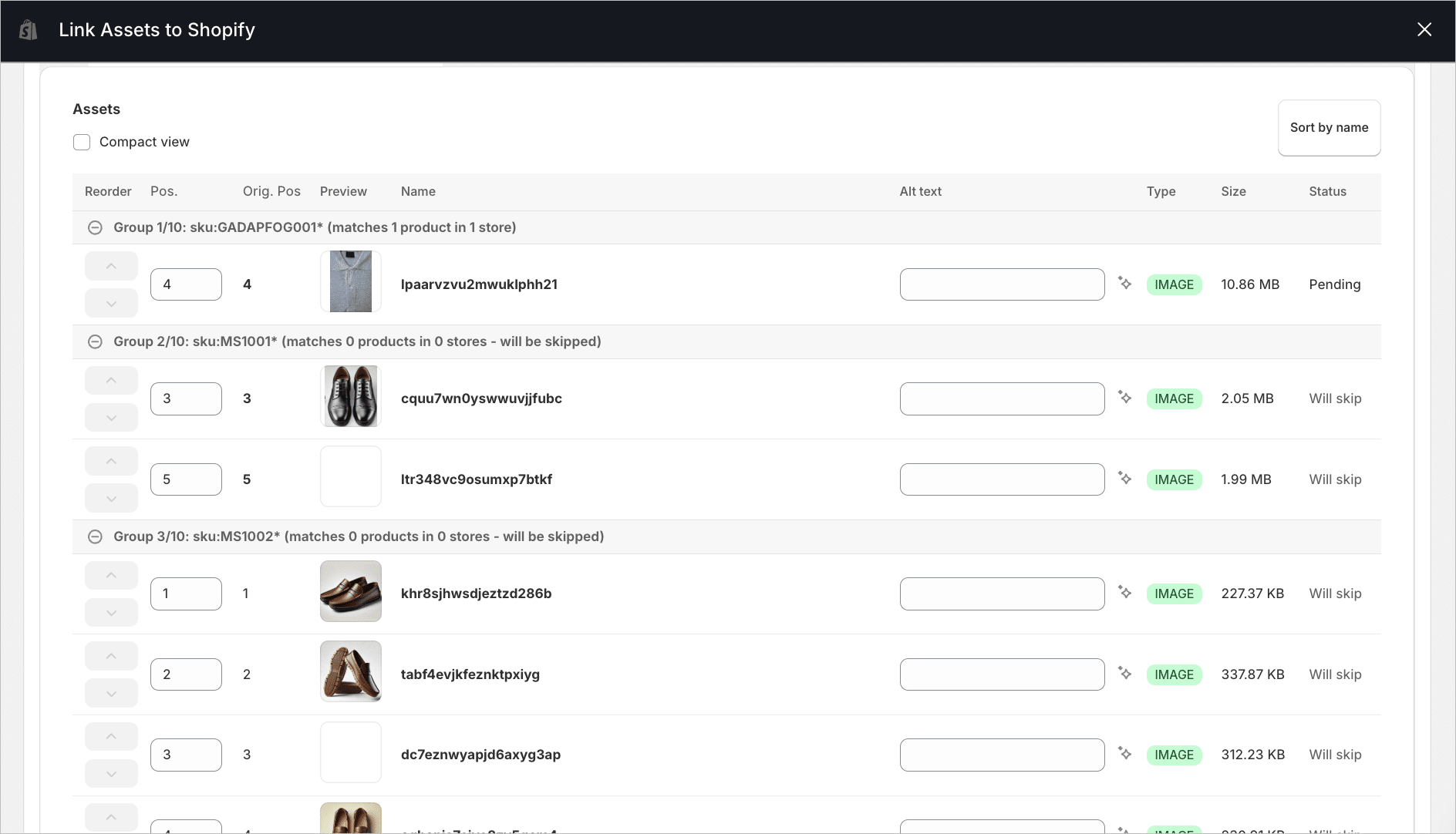 Shopify AssetLink User Guide | Documentation