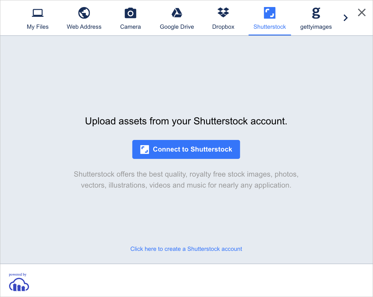 Shutterstock login