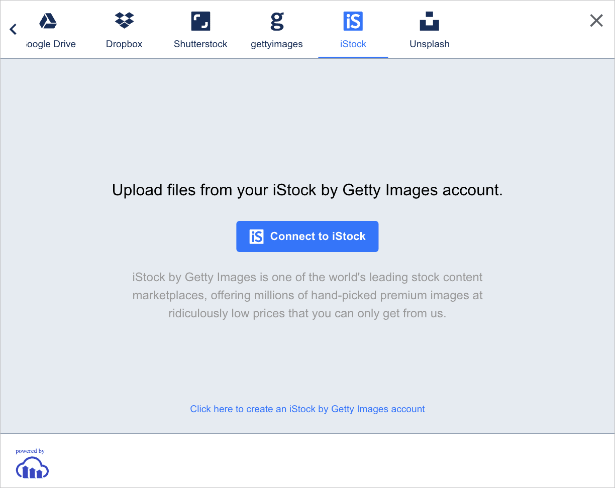 iStock login