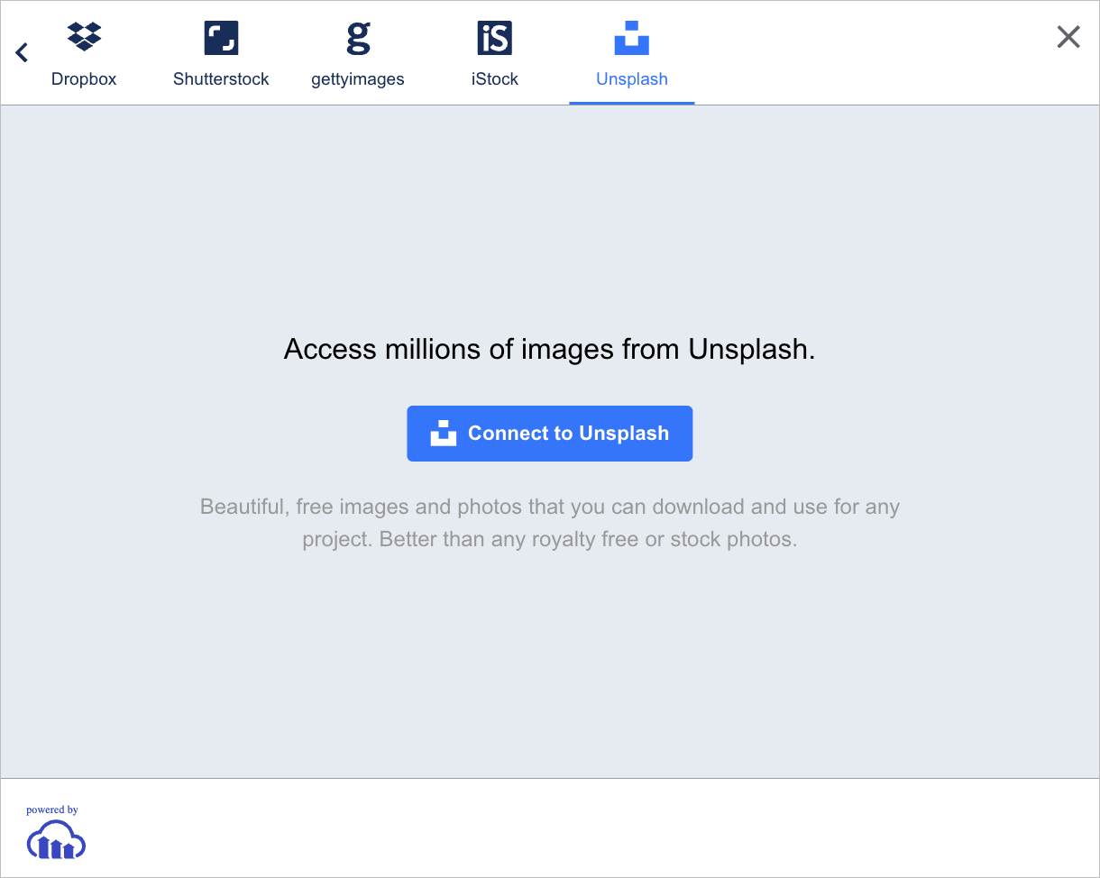 Unsplash login