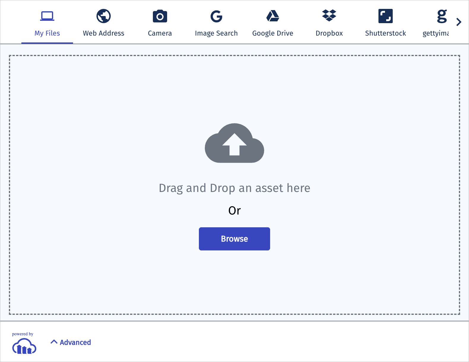 Accessible Upload widget