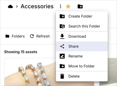 Folder path drop-down