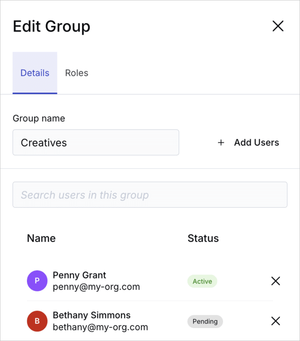 Manage group membership