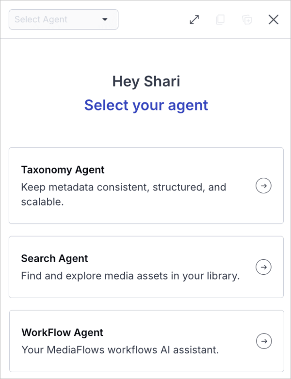 Agent selection in the Console (Beta)