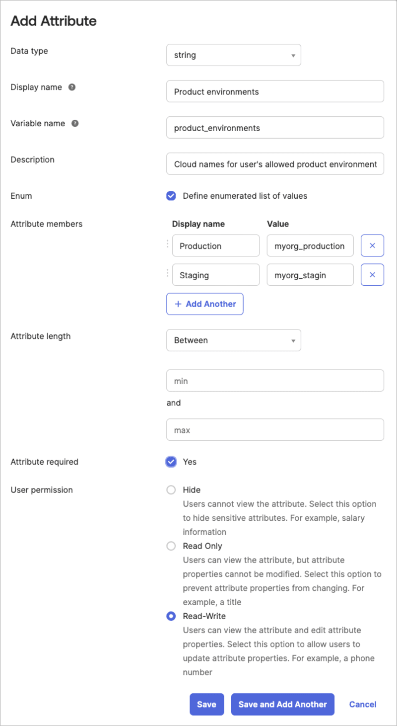 Add custom attribute