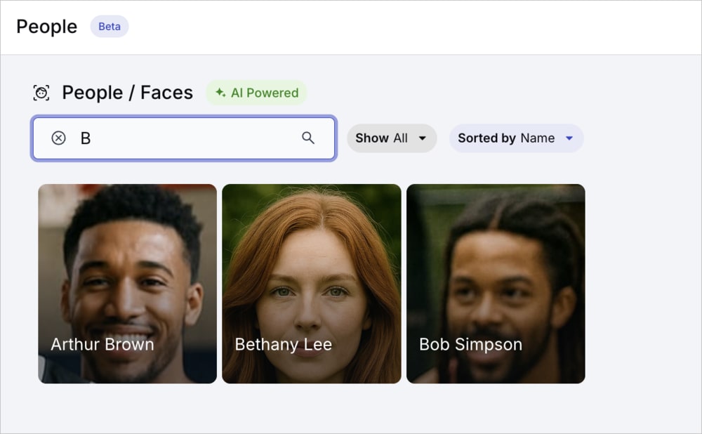 People Search - filter