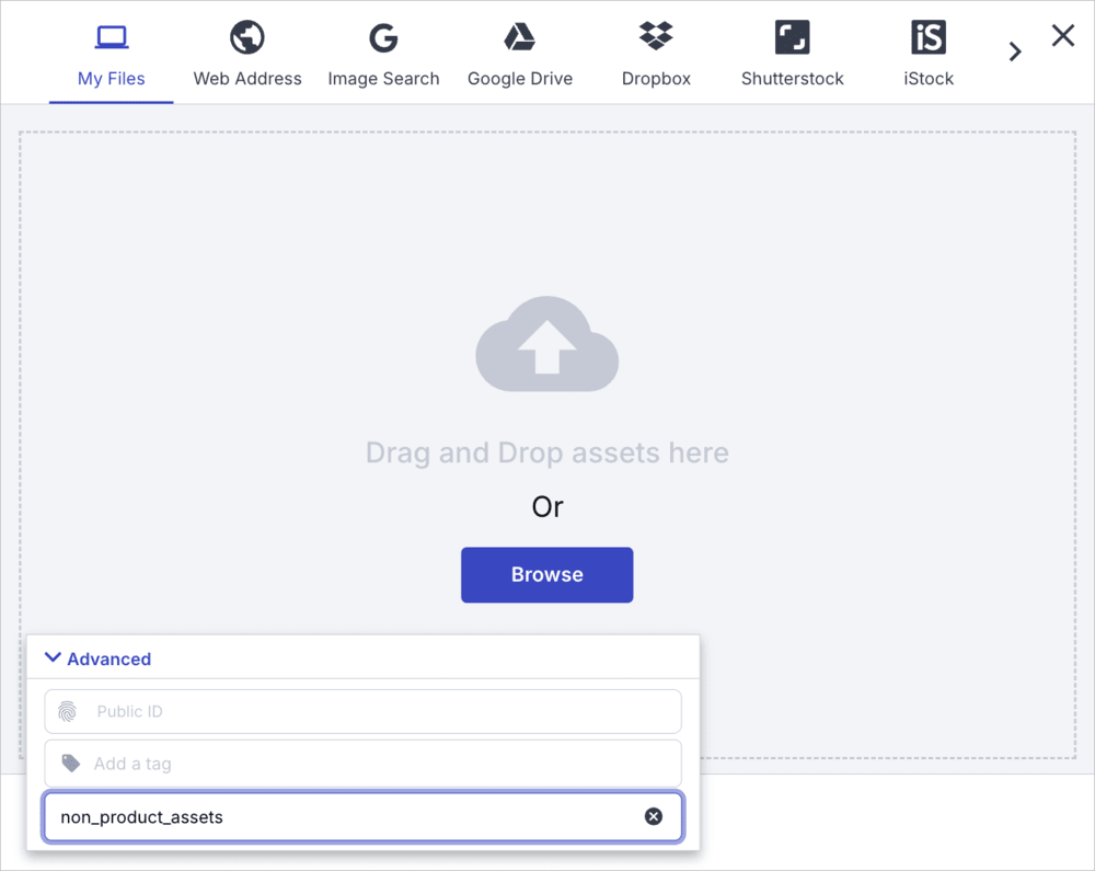 Upload Widget - select upload preset