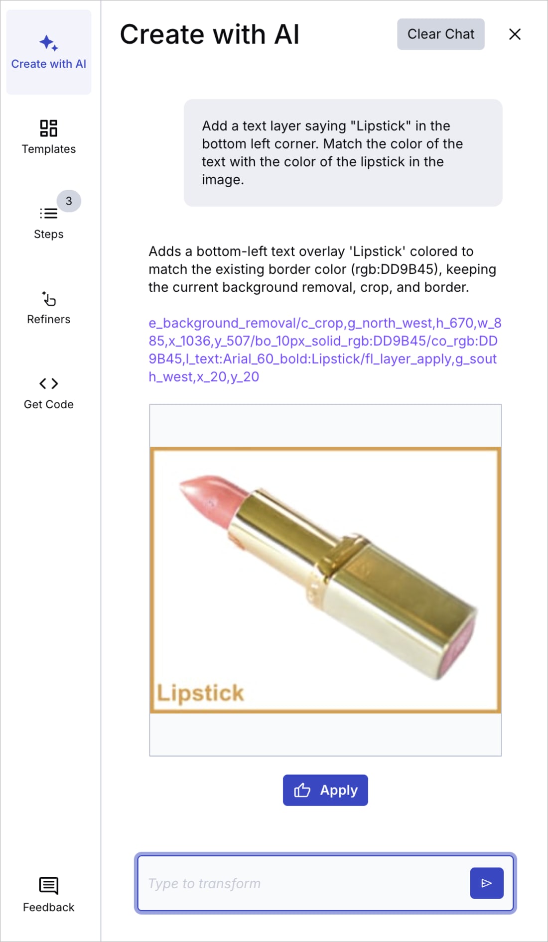 Create with AI Create with AI