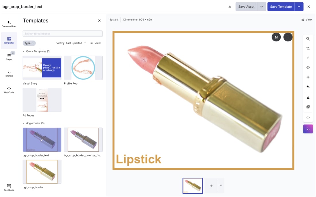 Templates in Studio Templates in Studio