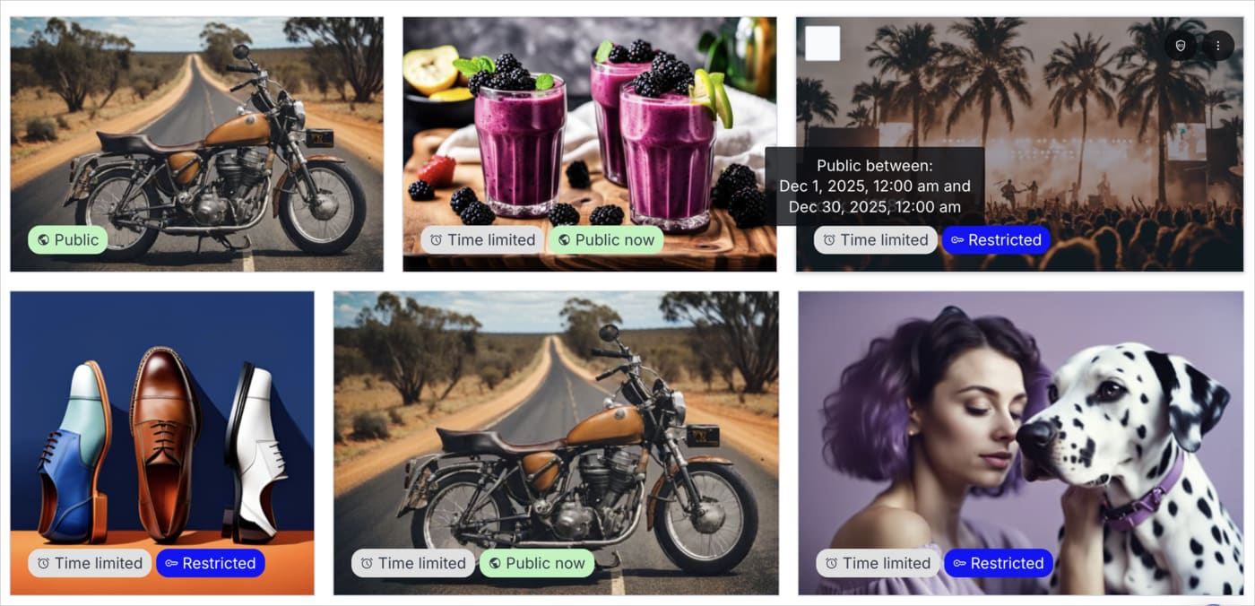 Access control as primary attribute Access control as primary attribute