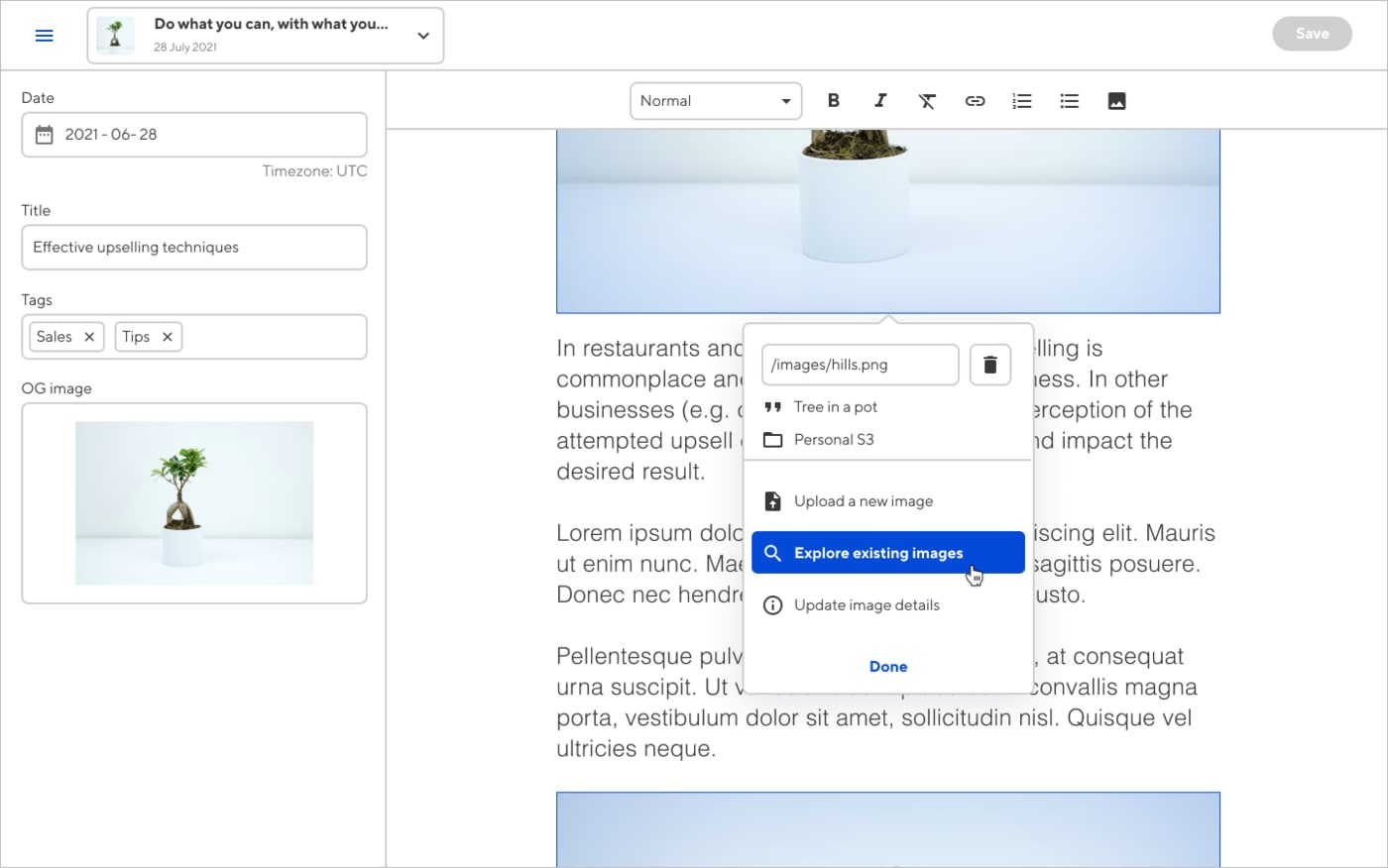 Add Cloudinary asset