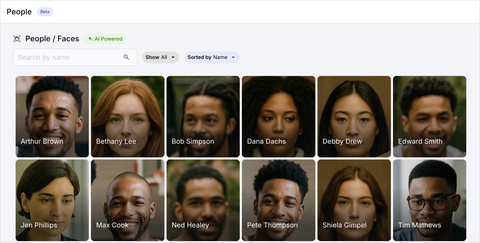 People Search - main view