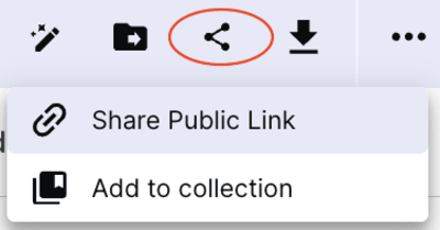 Share multiple assets