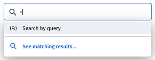 Navigate to the Query Builder from Media Library
