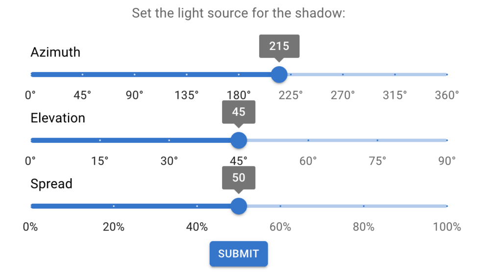 Light source options 