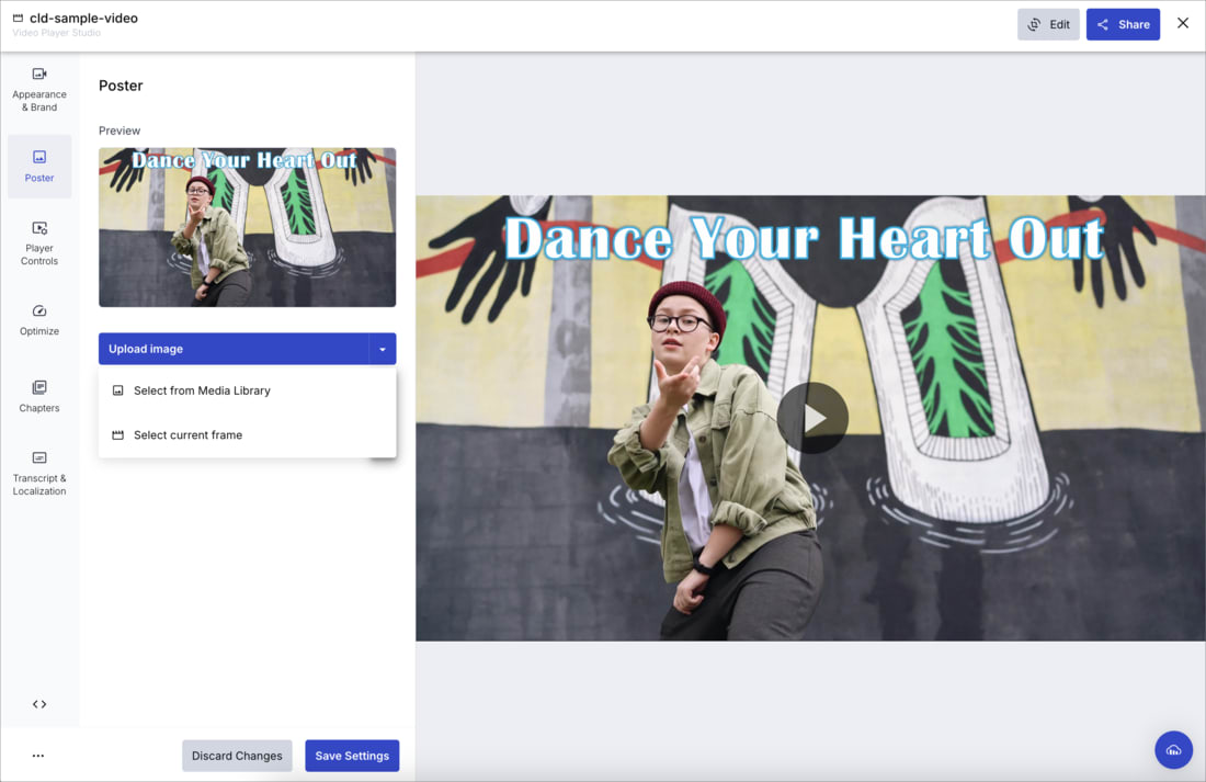 Video Player Studio interface overview