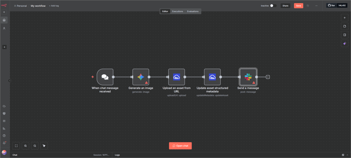 Cloudinary n8n integration Cloudinary n8n integration