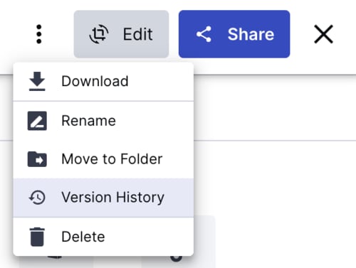 Version history