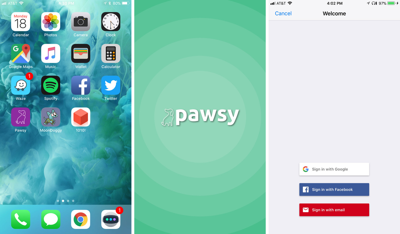 Pawsy iOS