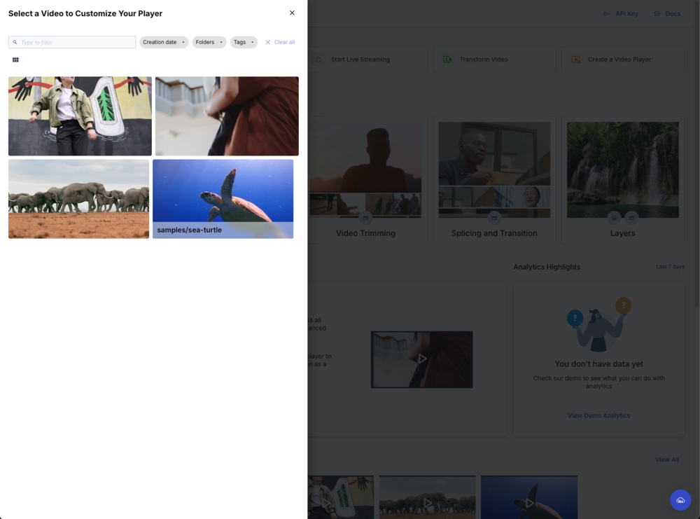Video Player Studio interface overview