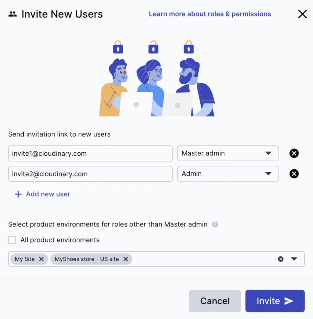 Invite users
