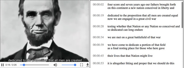video with automatic transcript and subtitles video with automatic transcript and subtitles