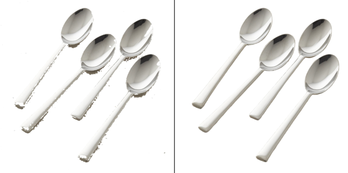 Spoons before after