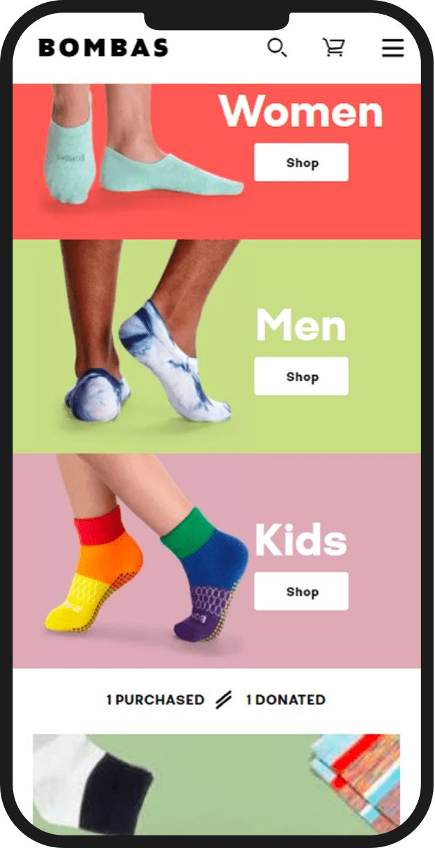 bombas_mobile_website